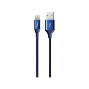 Alumicable Lightning Kablo Lacivert 1.2m - 2dk16l