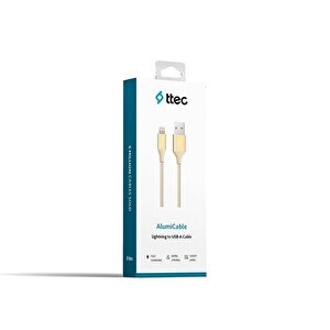 Ttec Alumicable Lightning Kablo Altın 1.2m - 2dk16a