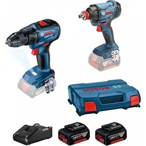 Gsr18v-50 Matkap + Gdx 180-li Darbeli Somun Sıkma Üç Akülü (3x5.0ah) - 06019g5227