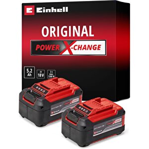 2x18v 5,2 Ah Power-x-change Twinpack Akü - 4511526 Kırmızı