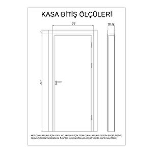 Adokapı Ahşap W.teak Kompozit Kapı 10/13