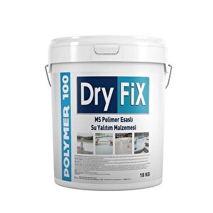 Dryfix Polymer100 Polimer Esaslı Su Yalıtım Malzemesi 18 Kg Beyaz