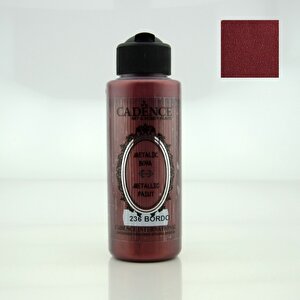 236 Bordo 120ml Metalik Boya