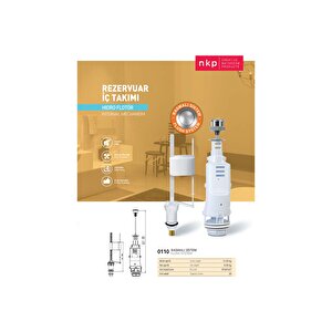Rezervuar İç Takım Basmalı Sistem Perfect Flotör