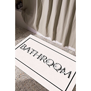 Dijital Kaymaz Yıkanabilir Çiçekli Minimal Modern Bathroom Bath Banyo Paspası Banyo Halısı Seti