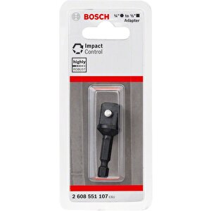 Impact 1/4" Bitsden 1/2'' Kare Girişli Lokma Adaptörü
