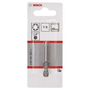 Bosch T9 49 Mm 1'li Torx Bits Uç Extrahard 2607001630