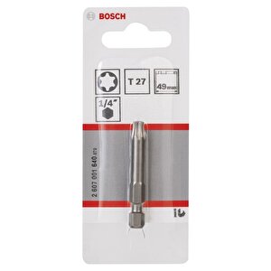 T27 49 Mm 1'li Torx Bits Uç Extrahard 2607001640