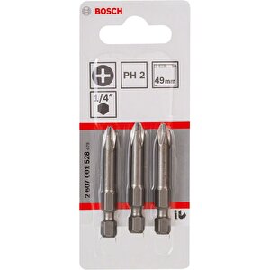 Ph2 49 Mm 3'lü Yıldız Bits Uç Extrahard 2607001528