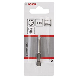 Bosch T15 49 Mm 1'li Torx Bits Uç Extrahard 2607001634