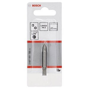 Bits Uç Ph2-5,5 45 Mm 1'li Çift Taraflı 2607001738