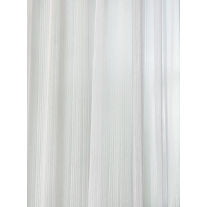 Kullanıma Hazır Simli Pilesiz Beyaz Tül Perde (250 X 260 / Pilesiz)