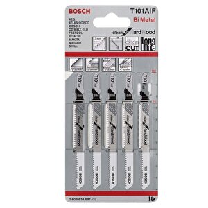 T 101 Aif Temiz Kesim Sert Ahşap Dekupaj Ucu 5'li 2608634897