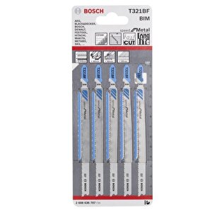 T 321 Bf Uzun Hızlı Kesim Metal Dekupaj Ucu 5'li 2608636707