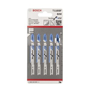 T 118 Bf Flexible Metal Dekupaj Testere Ucu 5'li  2608634503