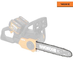 Wa4122 30cm 12’’ Wg381e Şarjlı Testere İçin Yedek Zincir