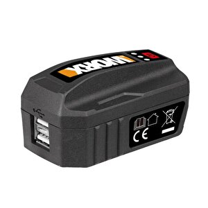 Wa4009 20volt 2a Çift Çıkışlı Usb Port (akü Dahil Değildir)