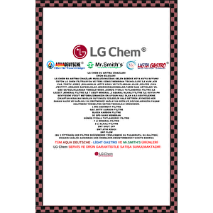 Lg Chem Gold Beyaz Renk ABS KIRILMAZ KASA 12 Li̇tre 14 Aşama 7 Fi̇li̇tre Su Aritma Ci̇hazi.