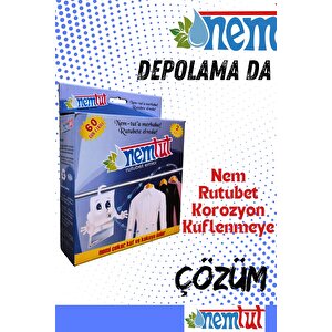 nemtut Nem Tutucu Alıcı Rutubet Giderici Önleyici Korozyon Önleyici Küf Ve Koku Giderici 1 Kg (1 KUTU/2 PAKET)