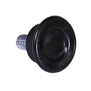 Nobel Bingo Rotil Ayak M8 Civatalı 25 Mm Siyah Profil Ayağı 2.5 Cm (10 Adet)