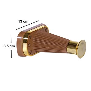 Mobilya Kanepe Puf Sehpa Koltuk Ayağı 15 Cm Baza Ayak Kapuçino Gold