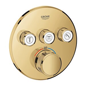 Grohtherm Smartcontrol Üç Valfli̇ Akiş Kontrollü, Ankastre Termostati̇k Duş Bataryasi - 29121gl0