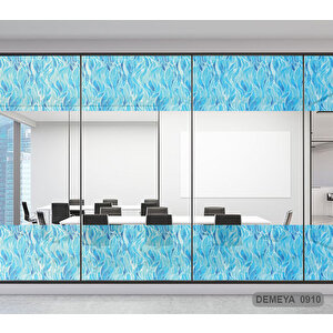 Cam Serisi Vitray Görünüm Için Kendinden Yapışkanlı Kaplama Folyosu 5 m x 90 cm