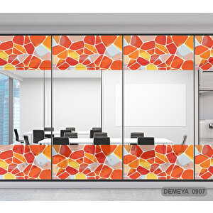 Cam Serisi Vitray Görünüm Için Kendinden Yapışkanlı Kaplama Folyosu 2 m x 90 cm