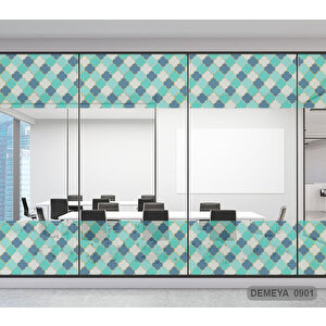 Cam Serisi Vitray Görünüm Için Kendinden Yapışkanlı Kaplama Folyosu 5 m x 45 cm