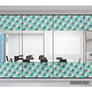 Cam Serisi Vitray Görünüm Için Kendinden Yapışkanlı Kaplama Folyosu 5 m x 90 cm