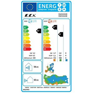 Eca (montaj Dahil) Spylos Pro 12.000 Btu A++ Dc İnverter Klima