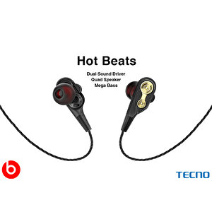 2023 Hot Beats 3d Hifi 4 Hoparlörlü Tcl 20 5g Type-c To 3.5mm Jack Dönüştürücü Kablolu Mikrofonlu Kulaklık Siyah Siyah