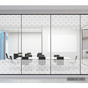 Cam Serisi Vitray Görünüm Için Kendinden Yapışkanlı Kaplama Folyosu 15 m x 90 cm