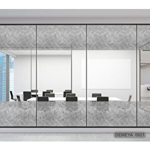 Cam Serisi Vitray Görünüm Için Kendinden Yapışkanlı Kaplama Folyosu 5 m x 90 cm