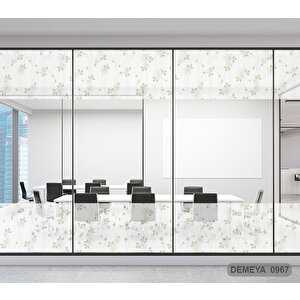 Cam Serisi Vitray Görünüm Için Kendinden Yapışkanlı Kaplama Folyosu 15 m x 90 cm