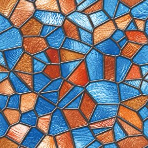 Cam Serisi Vitray Görünüm Için Kendinden Yapışkanlı Kaplama Folyosu 5 m x 45 cm