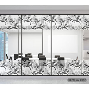 Cam Serisi Vitray Görünüm Için Kendinden Yapışkanlı Kaplama Folyosu 15 m x 90 cm