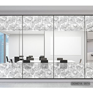 Cam Serisi Vitray Görünüm Için Kendinden Yapışkanlı Kaplama Folyosu 15 m x 90 cm