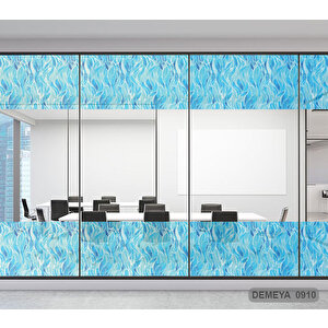 Cam Serisi Vitray Görünüm Için Kendinden Yapışkanlı Kaplama Folyosu 5 m x 45 cm