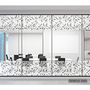 Cam Serisi Vitray Görünüm Için Kendinden Yapışkanlı Kaplama Folyosu 15 m x 45 cm