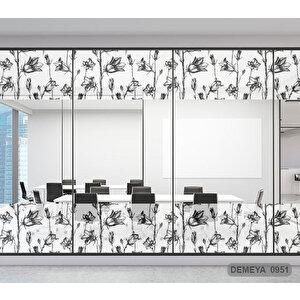 Cam Serisi Vitray Görünüm Için Kendinden Yapışkanlı Kaplama Folyosu 2 m x 90 cm
