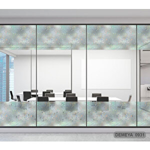 Cam Serisi Vitray Görünüm Için Kendinden Yapışkanlı Kaplama Folyosu 15 m x 45 cm