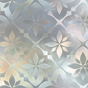 Cam Serisi Vitray Görünüm Için Kendinden Yapışkanlı Kaplama Folyosu 5 m x 90 cm