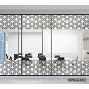Cam Serisi Vitray Görünüm Için Kendinden Yapışkanlı Kaplama Folyosu 2 m x 90 cm