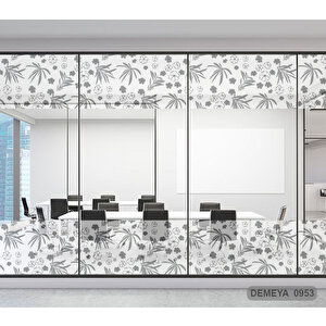 Cam Serisi Vitray Görünüm Için Kendinden Yapışkanlı Kaplama Folyosu 15 m x 90 cm