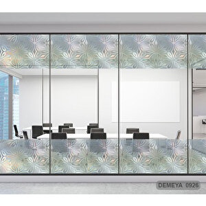 Cam Serisi Vitray Görünüm Için Kendinden Yapışkanlı Kaplama Folyosu 15 m x 90 cm