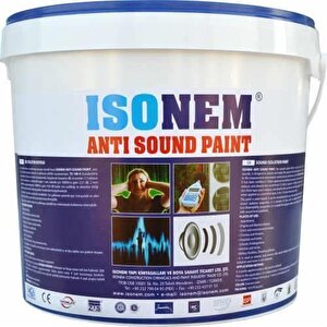 İsonem Anti Sound Paint Ses Yalıtım Boyası 18 Lt Beyaz