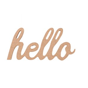 Dekorati̇f Hello Keli̇me