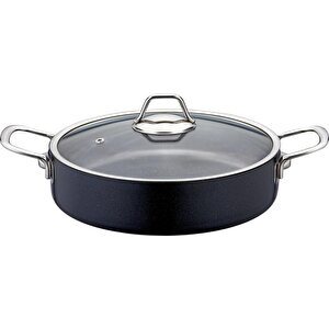 Zest Gusto Granit Efektli 30 Cm Kısa Tencere