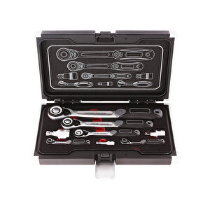 Brio Cırcır Kol Ve Adaptör Seti 8 Parça 1/2 - 1/4 - 3/8